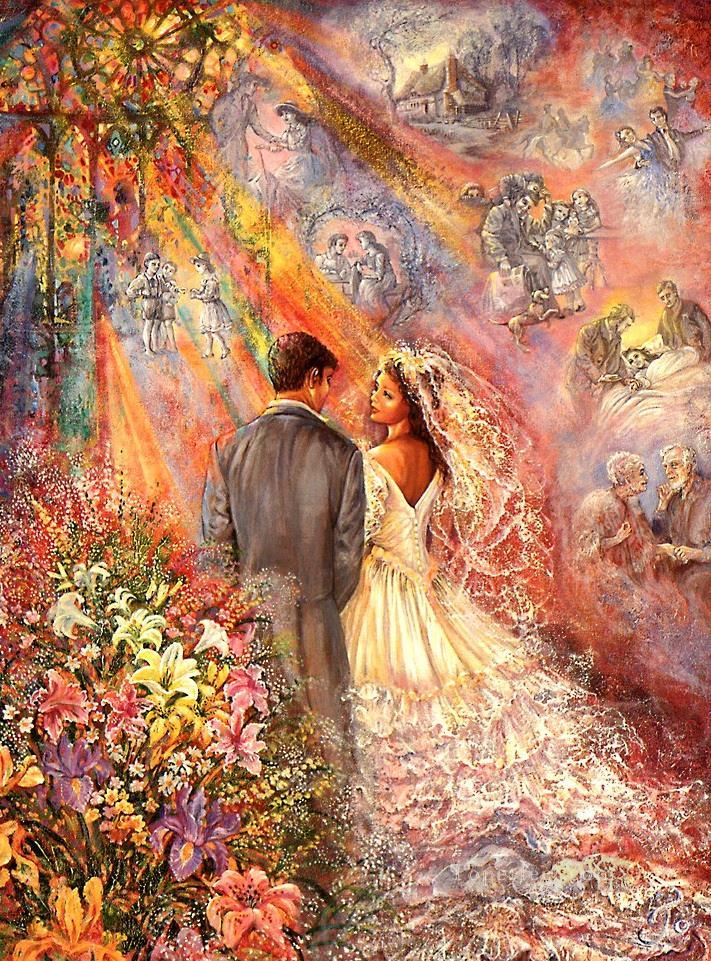JW la fantasía de la boda Pintura al óleo